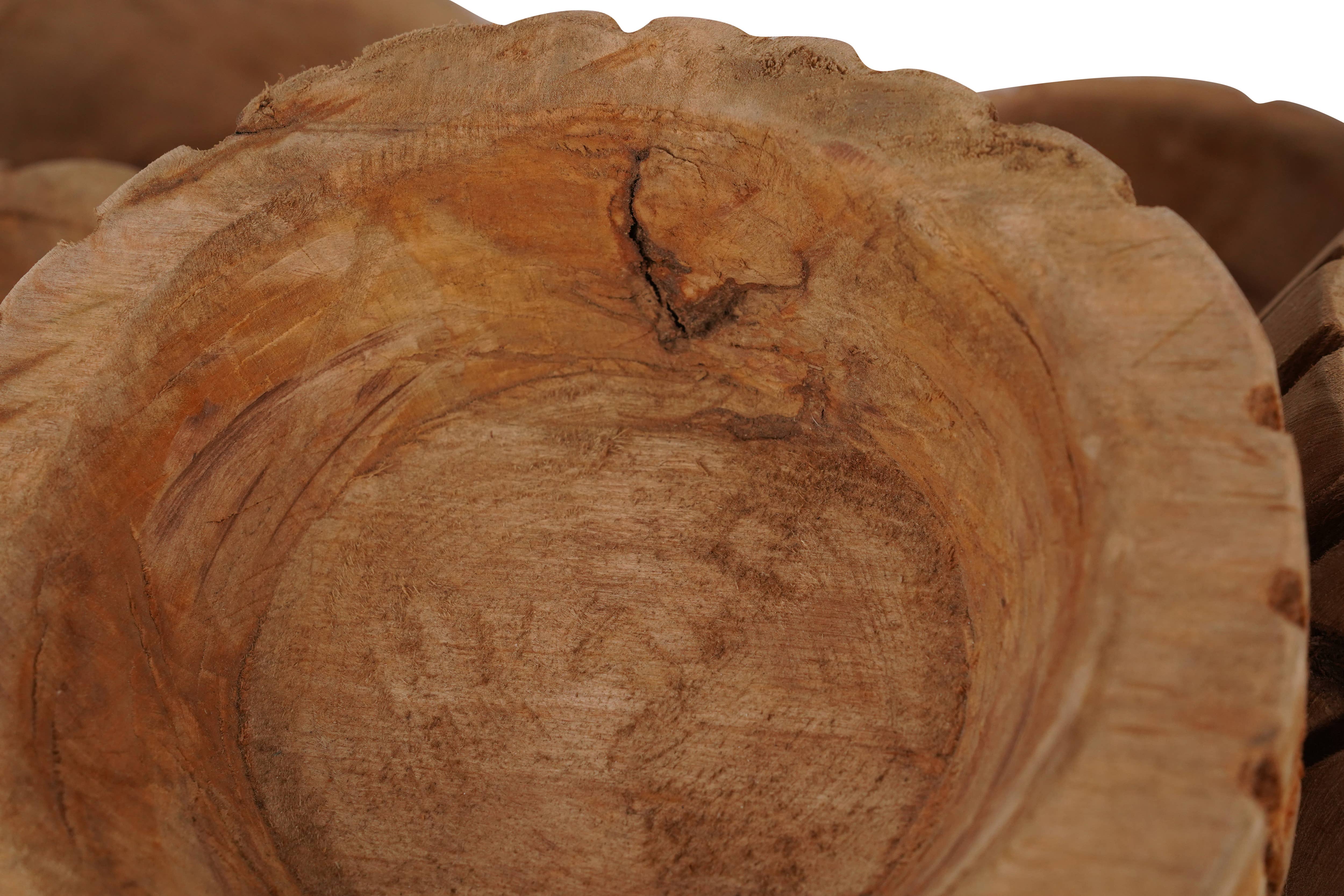 My Amigos Imports - Vente Assiettes/plats/bols de décoration - NFC-NON POUR BOUGIES-Bol Ridgy™-Non Fini-Brut-Ridgy-NFC-4 $2