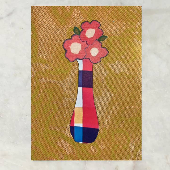 "Mod Pot No. 6" Art Print for wholesale by Snakes for Hair