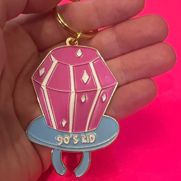 R is for Robo - Wholesale Keychain - Women's - 90s Y2K Keychain Ring Pop Culture Nostalgia Gifts for Women
