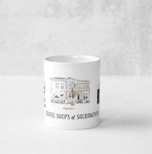 PriyaOriginalsArt - Wholesale Coffee Mug - Coffee Shops of Sacramento - Mug9