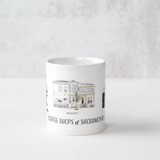 PriyaOriginalsArt - Wholesale Coffee Mug - Coffee Shops of Sacramento - Mug9