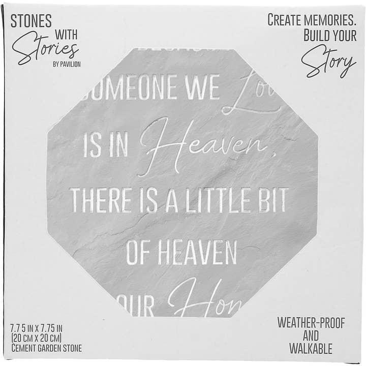Pavilion - Wholesale Stepping Stone - Heaven in Our Home - 7.75" x 7.75" Garden Stone6