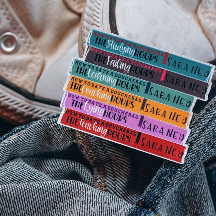 How to Date a Douchebag Series Book Stack for wholesale by Nerdy Beavers Den