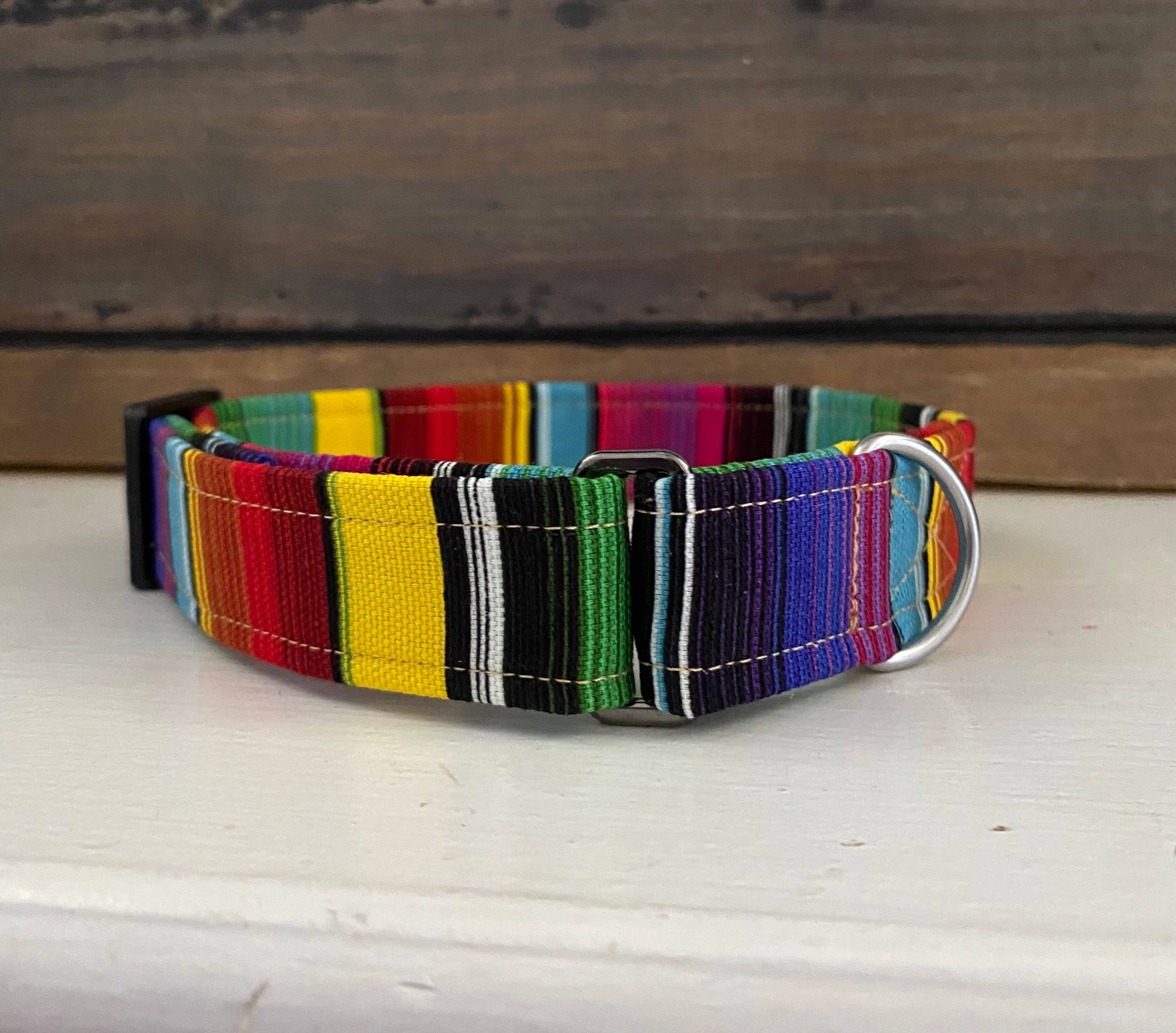 Dixie Lane Collars - Wholesale Pet Collar - Dog - The Ranchero • Serape Style Dog Collar • Multicolored Print4