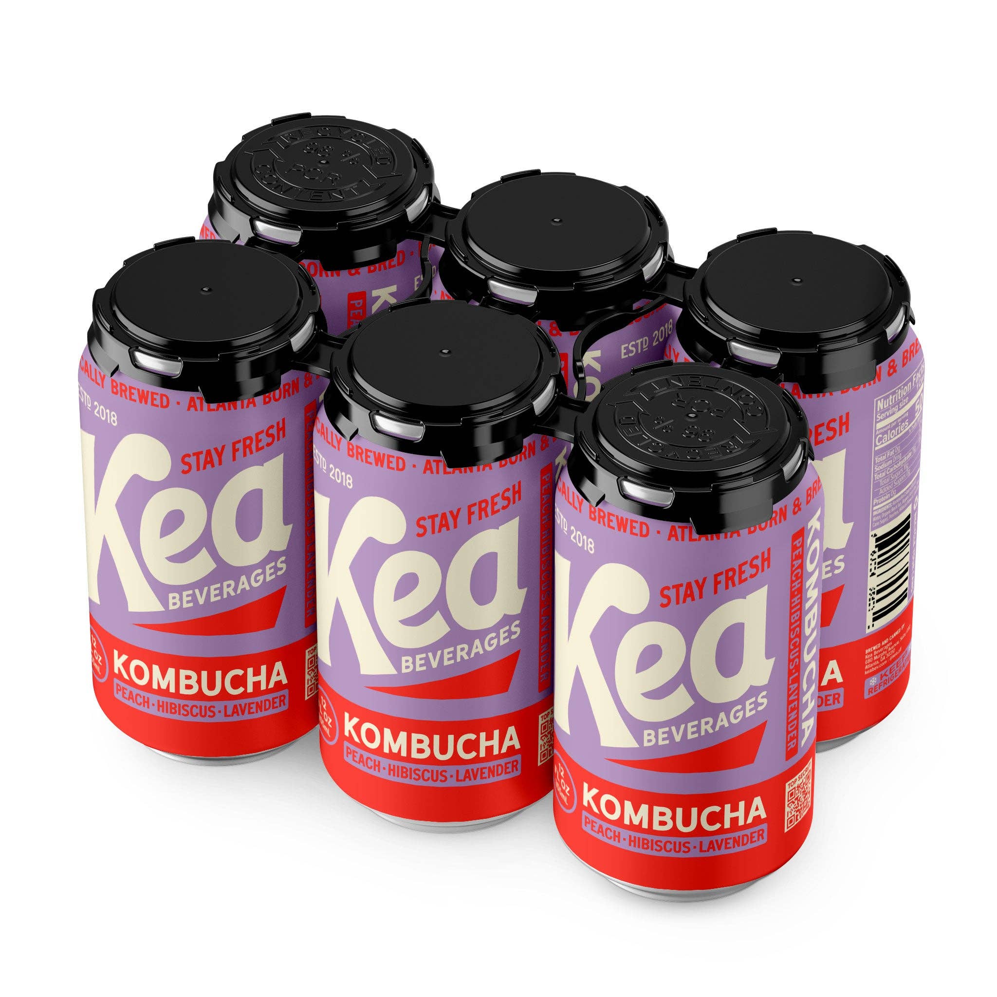 Kea Beverages - Wholesale Kombucha - Peach, Hibiscus, Lavender Kombucha4
