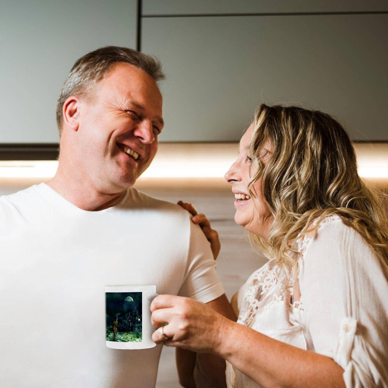 3dRose - Wholesale Coffee Mug - 3dRose, Grim Reaper with Haunted House, Mug10