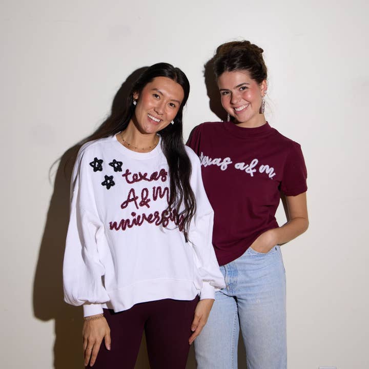 Nickel and Suede - Wholesale Pendant/Charm Necklace - Texas A&M University "AGGIES" Initial Necklace7