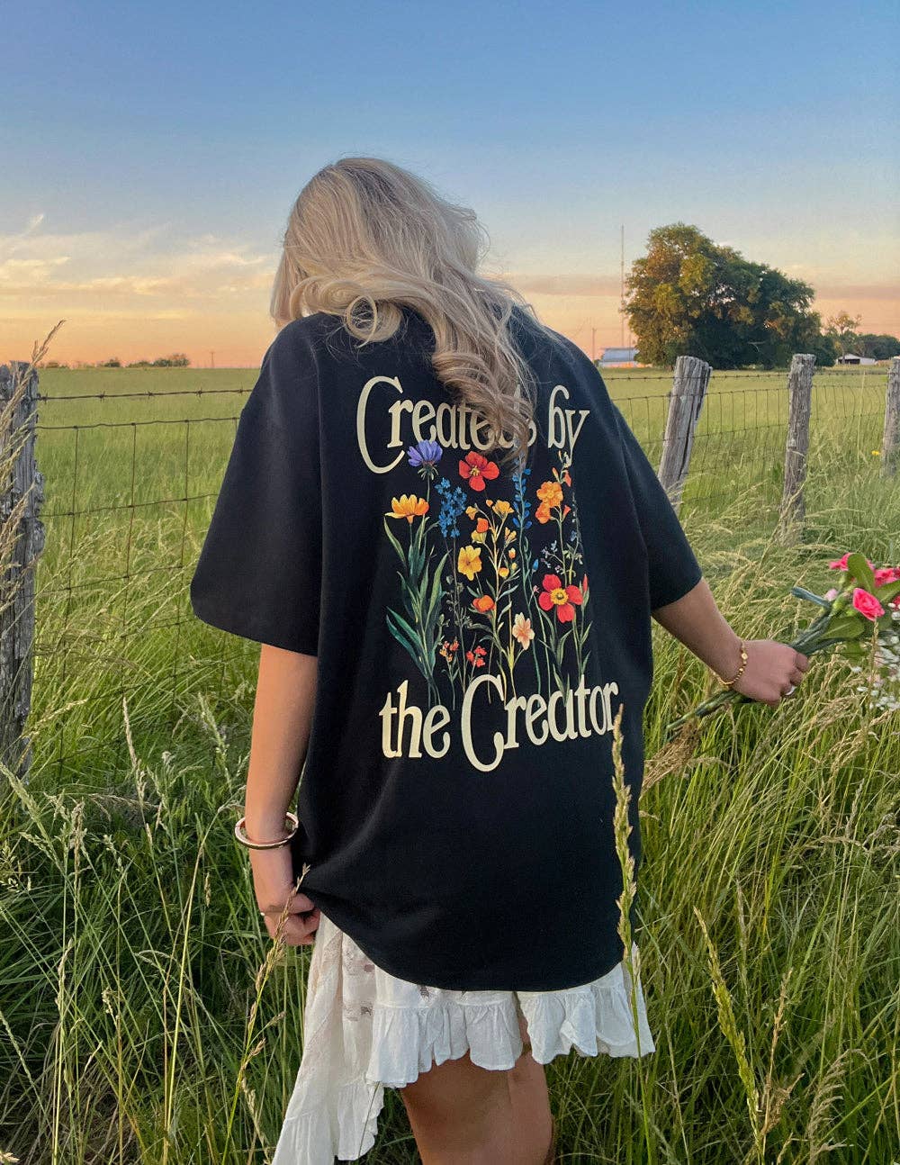 Elevated Faith - Wholesale Tunic - Women's - Created by the Creator Unisex Tee0