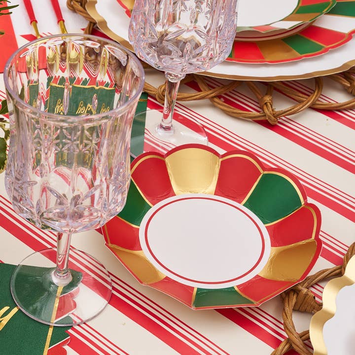 Sophistiplate - Wholesale Disposable plate - Joyful Christmas Appetizer/Dessert Bowls/8pk2