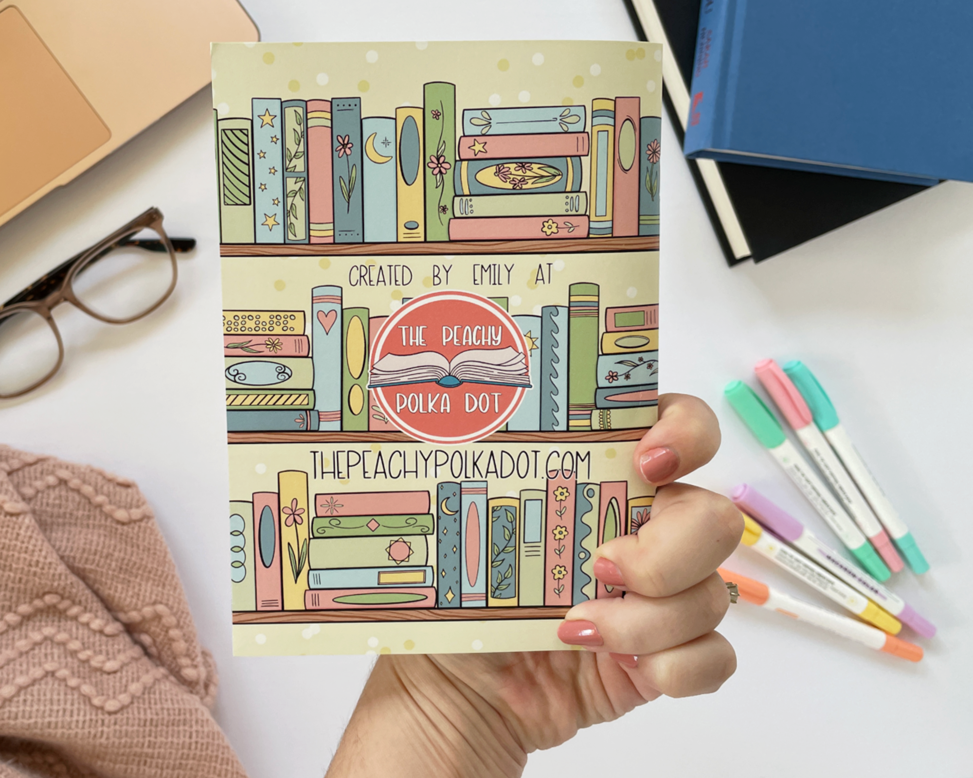 The Peachy Polka Dot - Wholesale Journal/Diary - Mini Reading Journal – TBR Tracker & Book Review Notebook5