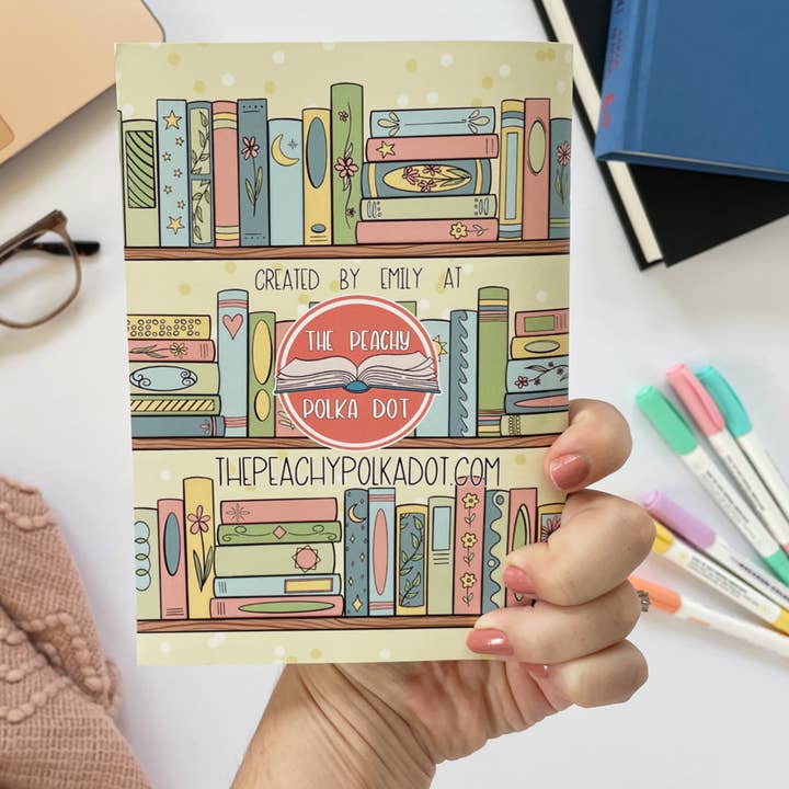 The Peachy Polka Dot - Wholesale Journal/Diary - Mini Reading Journal – TBR Tracker & Book Review Notebook5