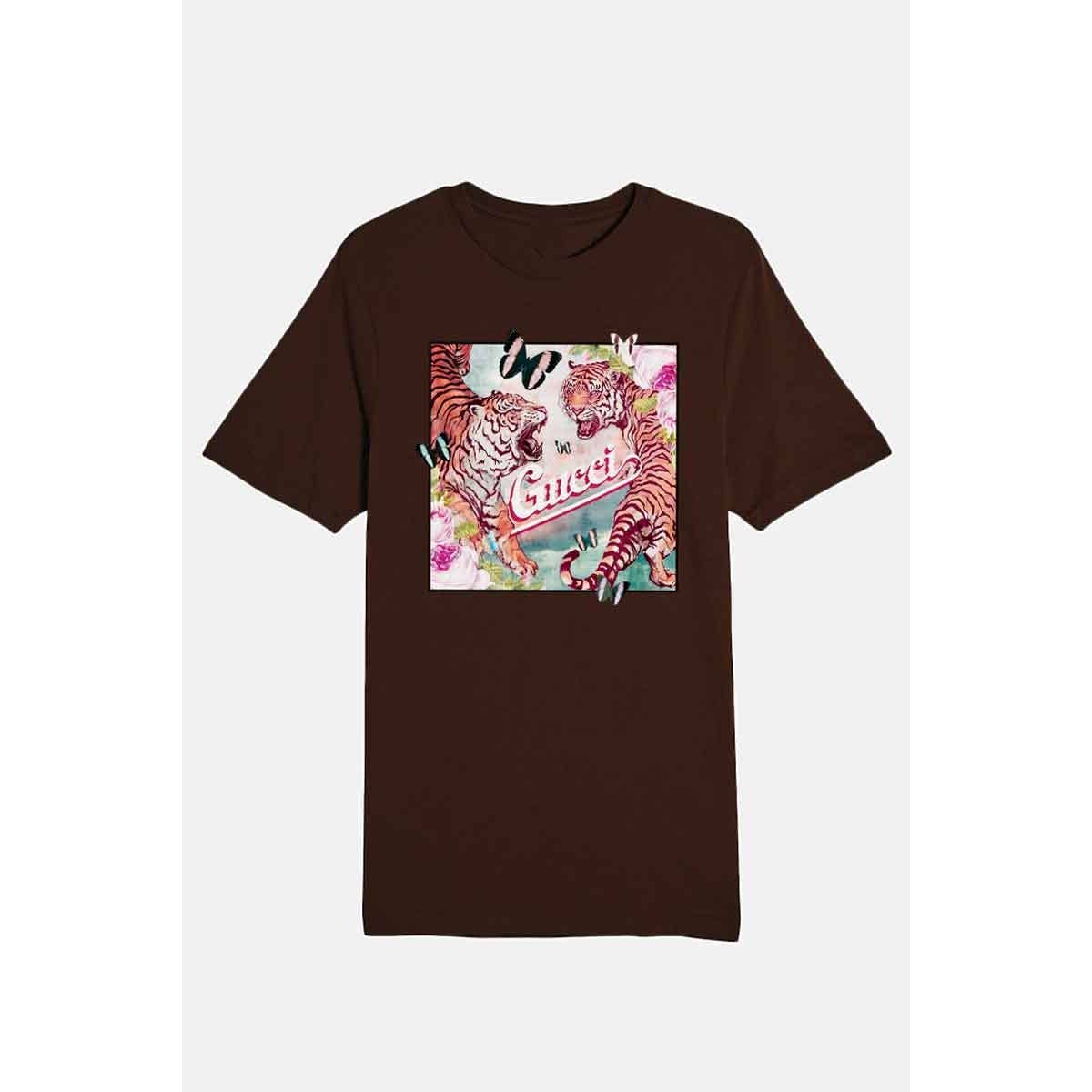 crashangel.us - Wholesale Screen Printed T-Shirt - Women's - TIGER MULTY COLOR WOMEN GRAPHIC TEE1