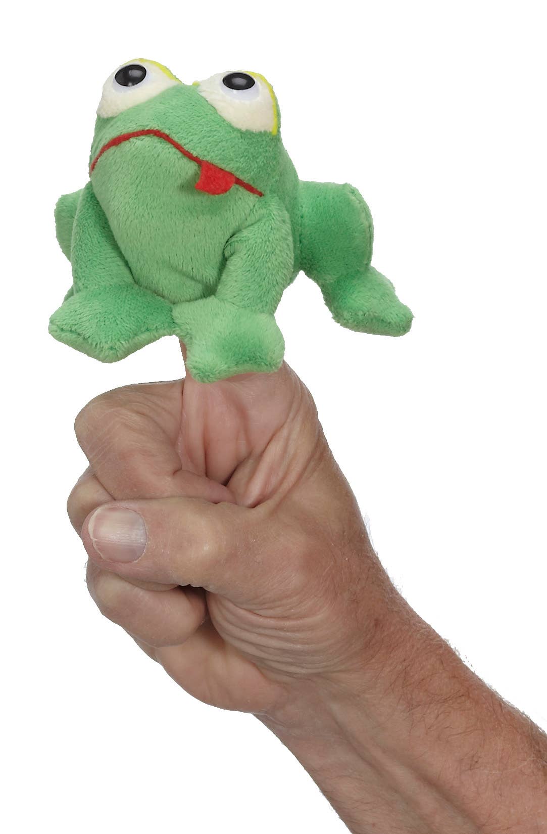 Soft Stuff Creations, Inc. - Wholesale Finger Puppet - Kids & Baby - 5" Frog Finger Puppet (Artist: Bill Helin)1