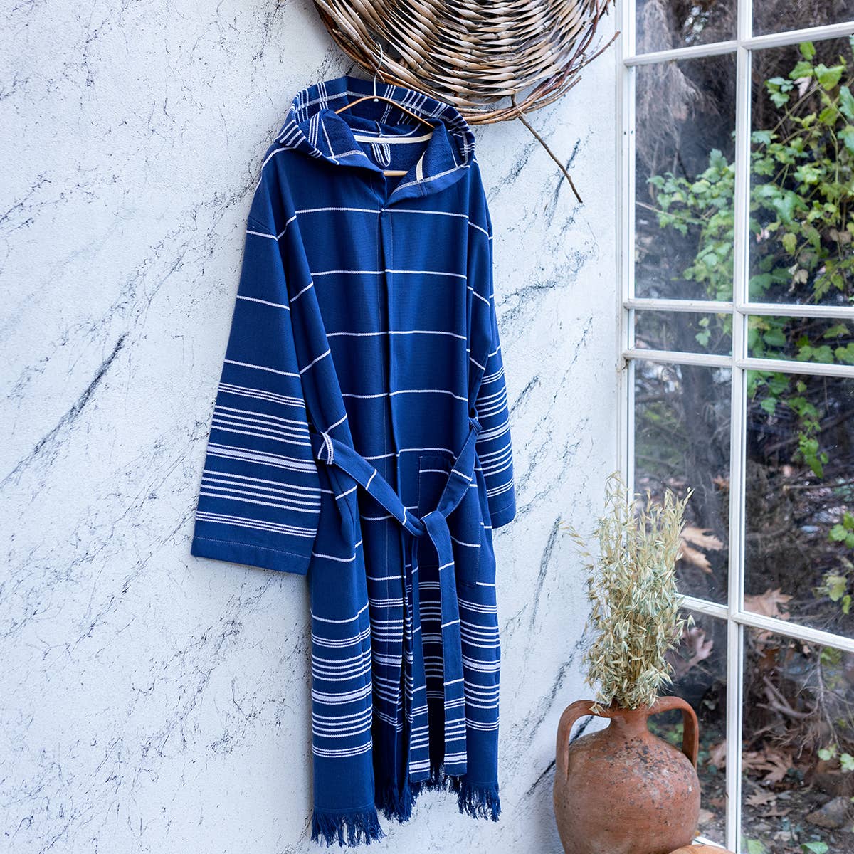 Kikoya – wholesale Robe – Unisex – Terrybacked Bathrobe Turkish Cotton Light Weight Hood Quick 28