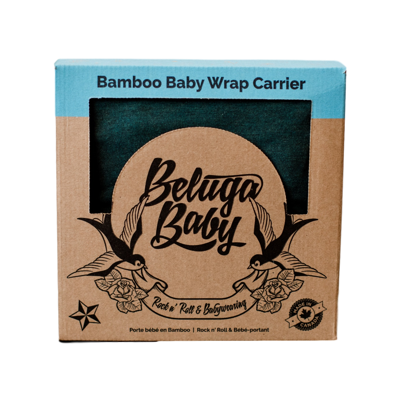 Beluga Baby - Wholesale Baby Wrap/Sling - The Spruce Beluga Wrap - Heather Teal4