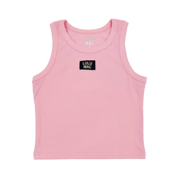 DD-TANK LIGHT PINK LULU MAC SOLID TANK TOPS for wholesale on Faire