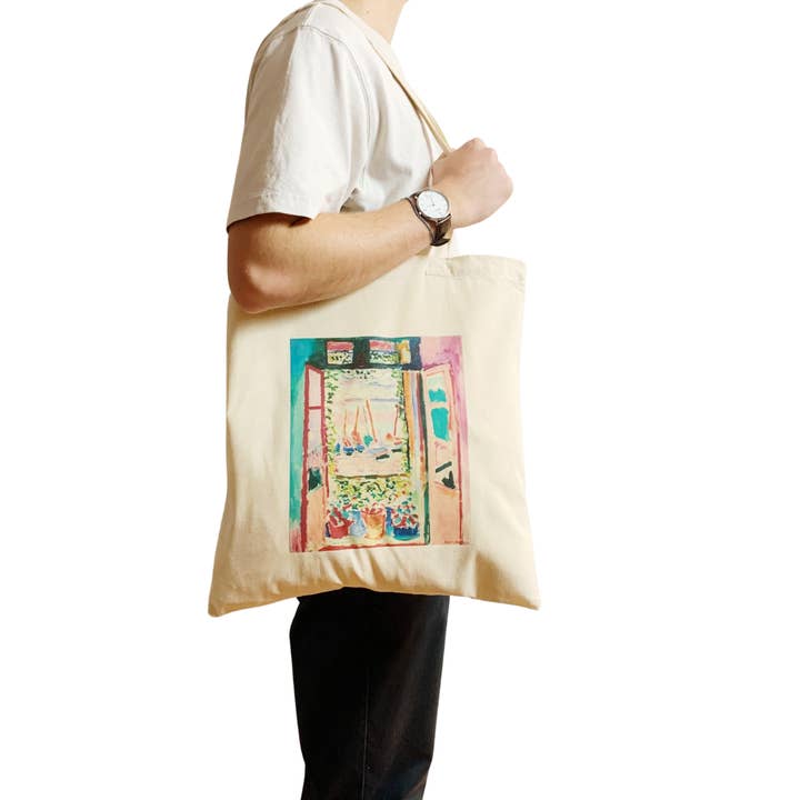 ZZZEBRAAA LIMITED – Engroshandel Tote bag - Unisex – Henri Matisse Det åbne vindue mulepose Berømte Vintage Art Ba