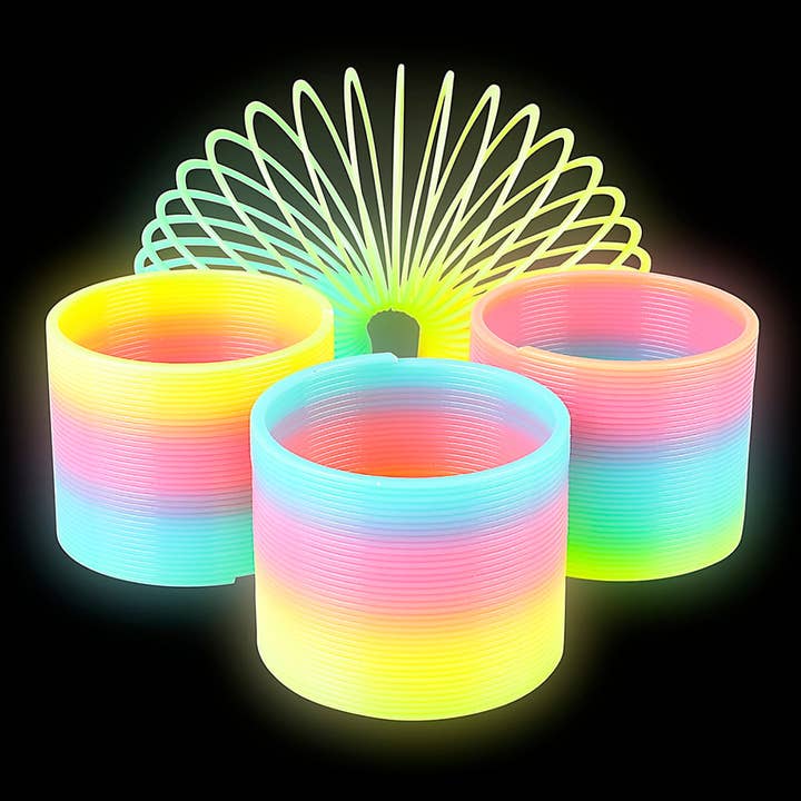 La Luna Bella - Toys - Wholesale Classic Toy - Kids - 3" (80MM) GLOW COIL SPRING LLB kids toys3