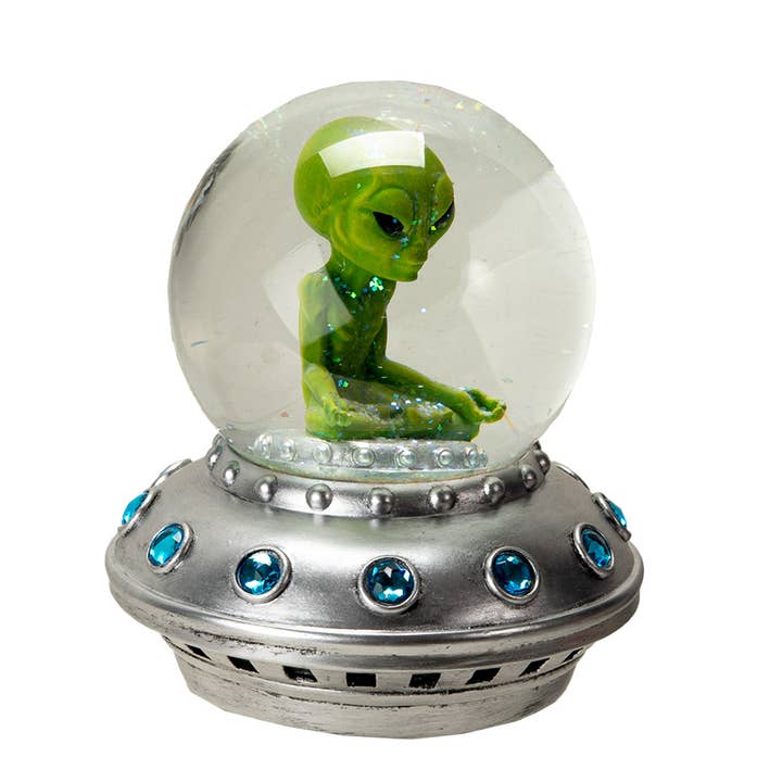 Pacific Trading - Wholesale Decorative Tabletop Object - Alien UFO Water Globe2