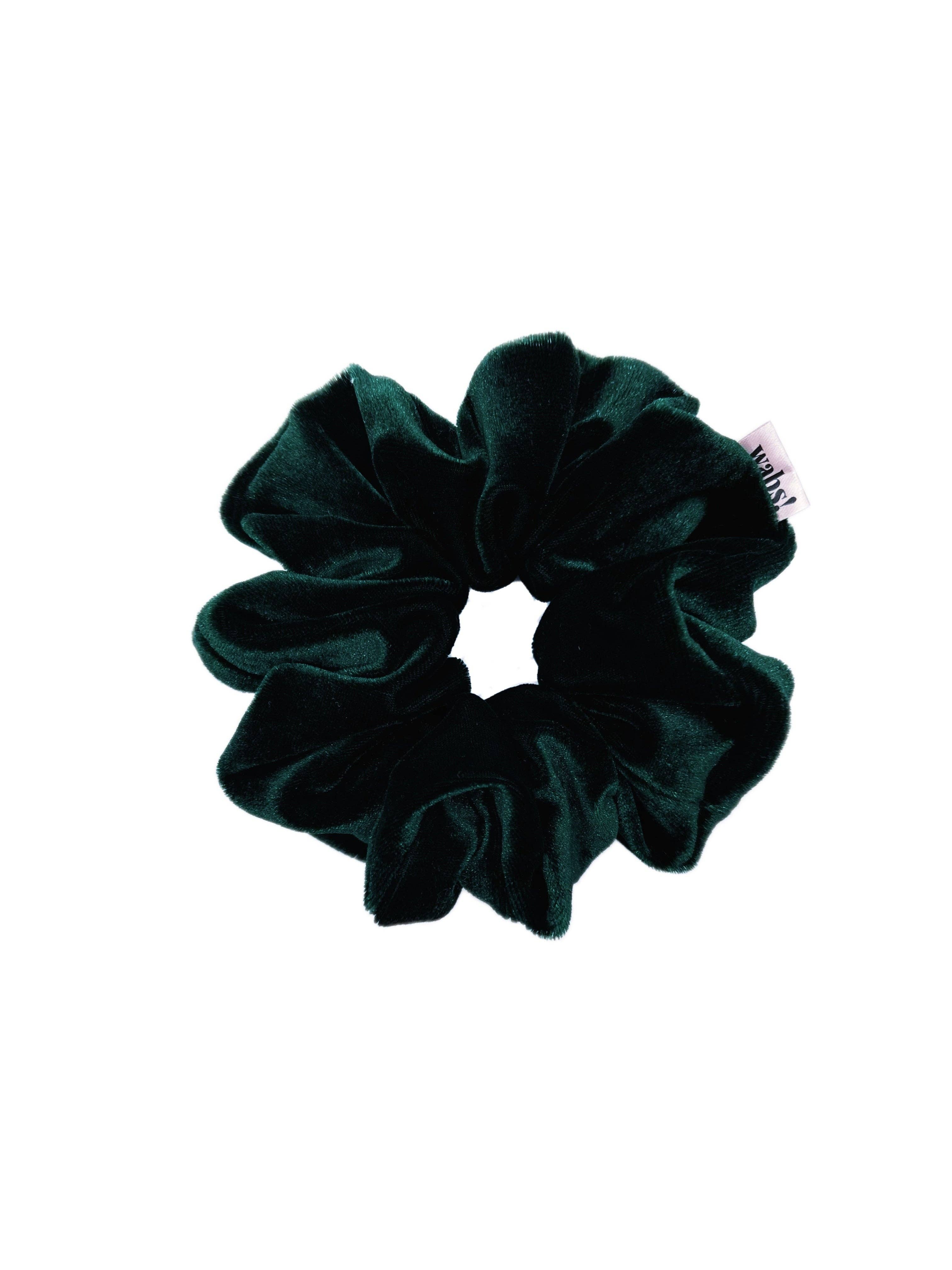 What a bun! - Wholesale Scrunchie - Women's - Waldgrünes Samt-Haargummi1