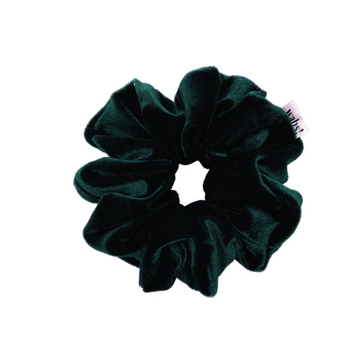What a bun! - Wholesale Scrunchie - Women's - Waldgrünes Samt-Haargummi1