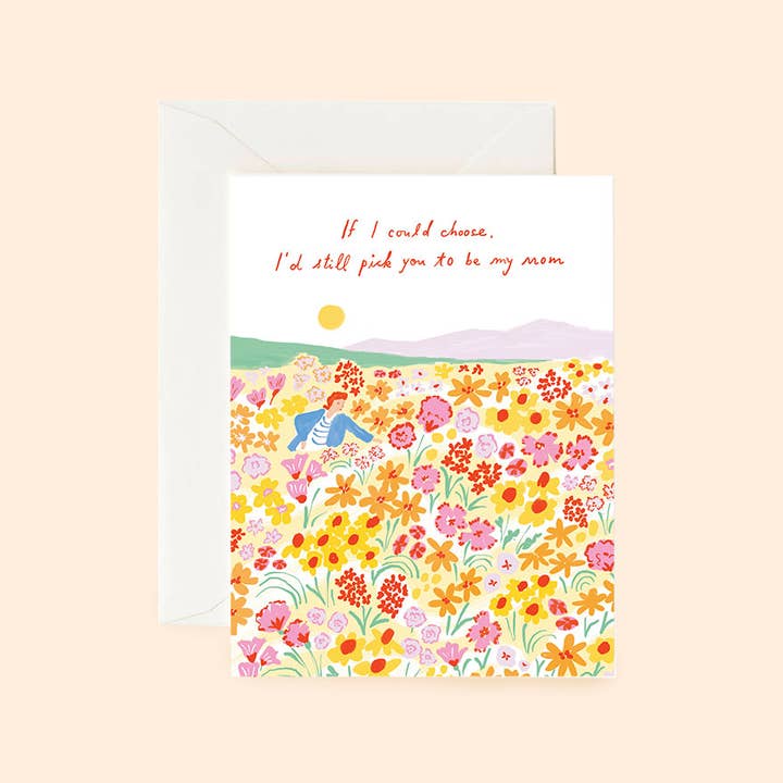 Karen Schipper - Wholesale Mother's Day Card - Picking Mom