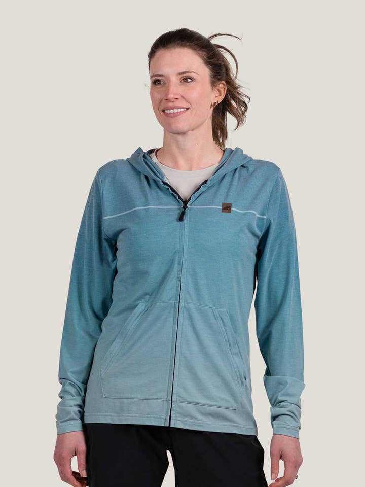 Women's Graphic Traverse Tek Hoodie (Discontinued Styles) for wholesale by Belong Designs