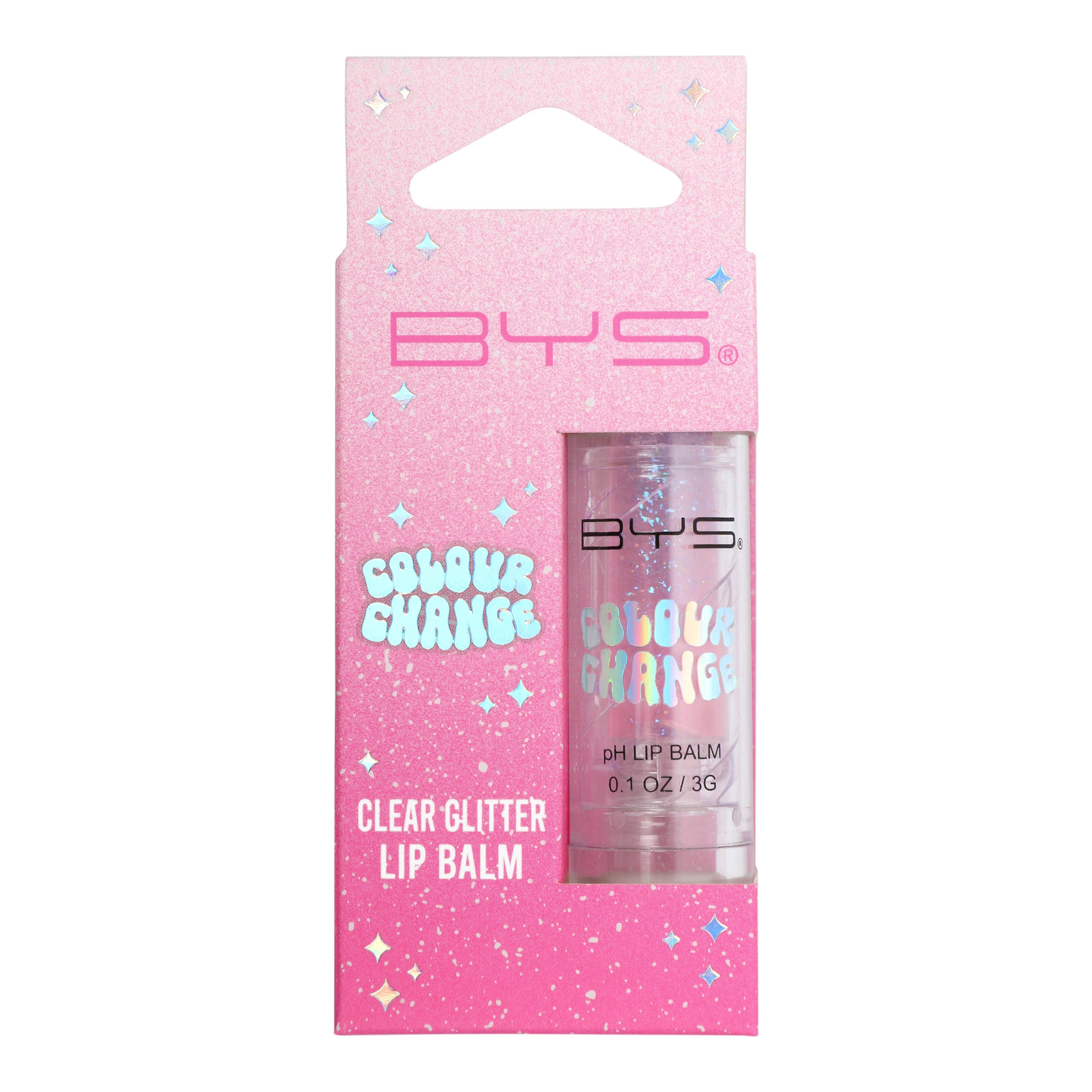 Beauty Pro - Wholesale Lip Balm - BYS Colour Change Ph Lip Balm Clear Glitter 2