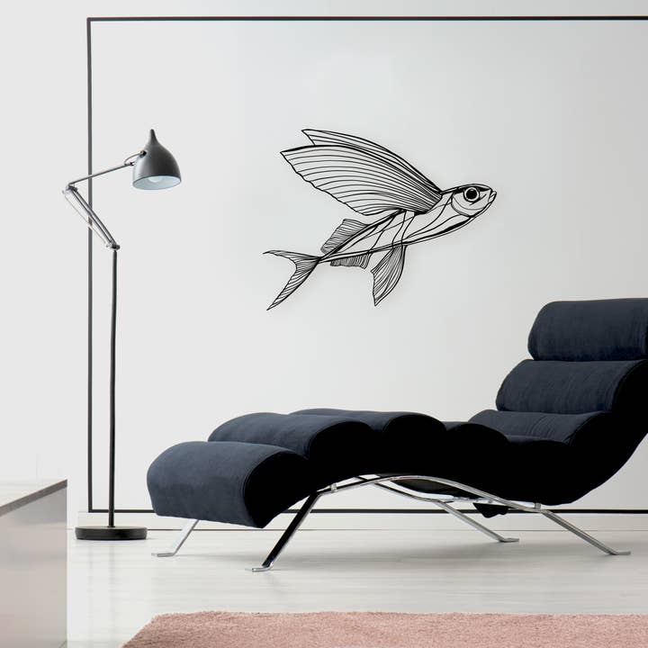 Octopode - Vente Décoration murale - POISSON VOLANT - L