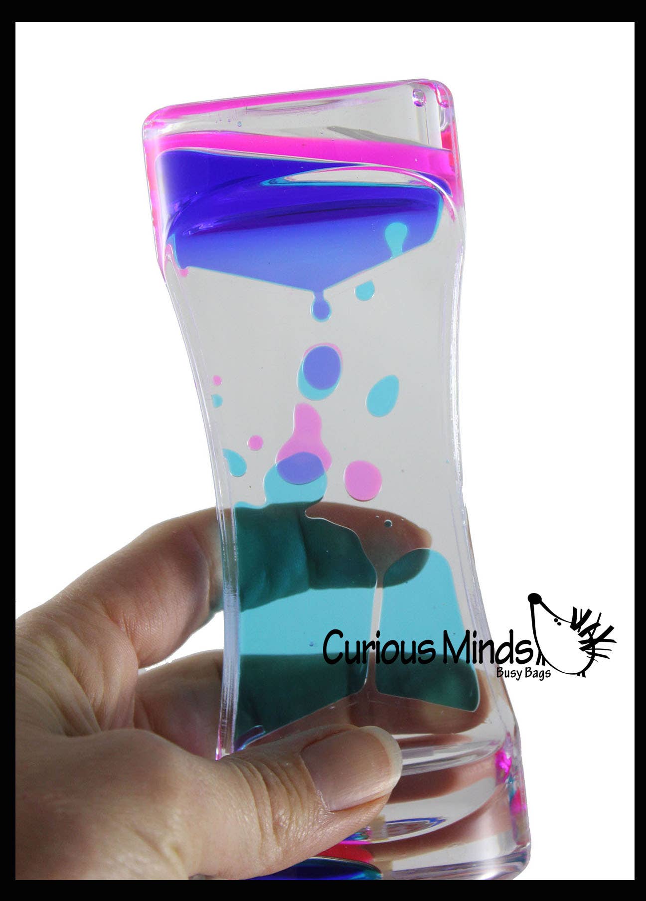 Curious Minds Toys - Wholesale Fidget Toy - Kids - 1 Liquid Dripping Timer - Calm Down Jar - Soothing and Calmi1