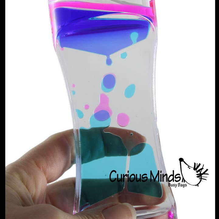 Curious Minds Toys - Wholesale Fidget Toy - Kids - 1 Liquid Dripping Timer - Calm Down Jar - Soothing and Calmi1