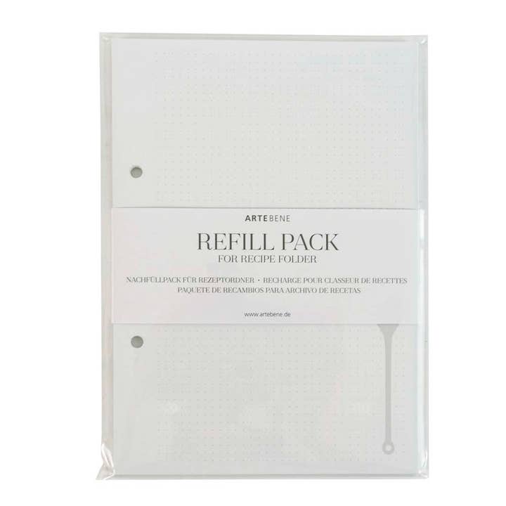 Recipe Folder - Refill 15 Sheets Pack for wholesale by Elegant Gifts