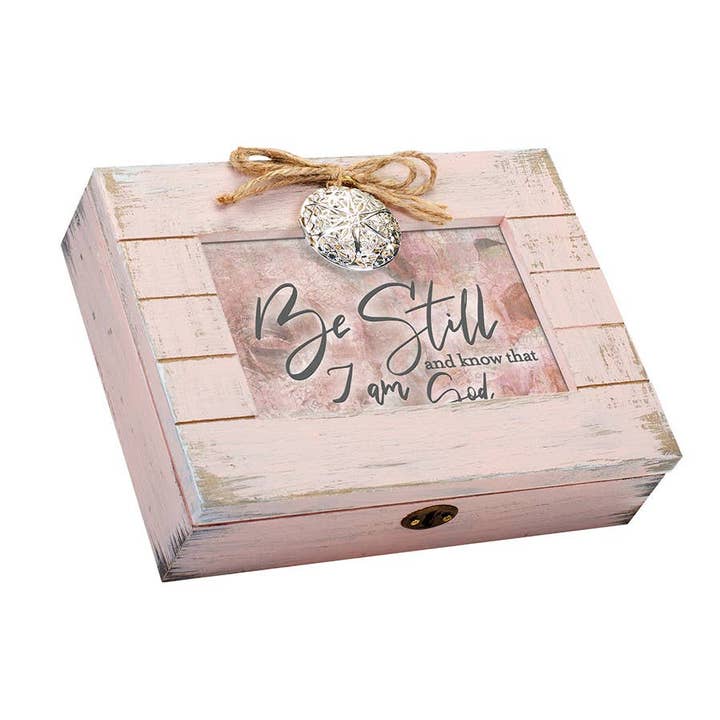 Be Still Blush Boîte à musique en vieilli pour la vente par Dicksons