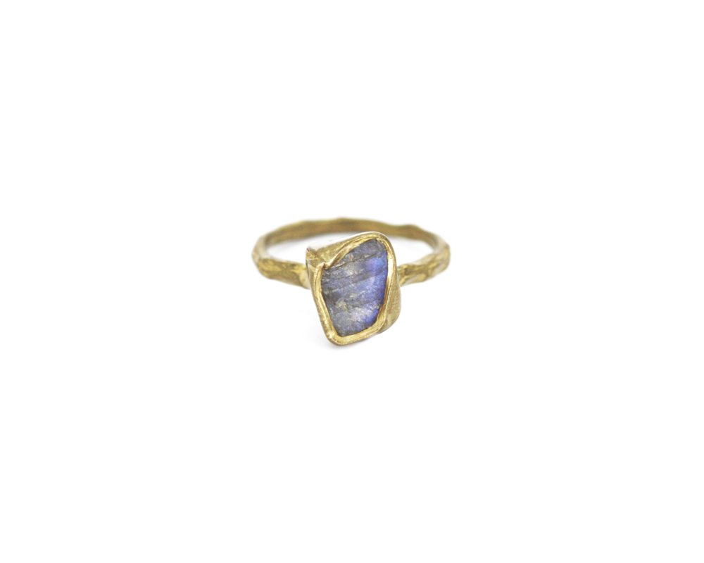 Emilie Shapiro Jewelry - Wholesale Single Stone/Solitaire Ring - Guardian Ring - Labradorite3