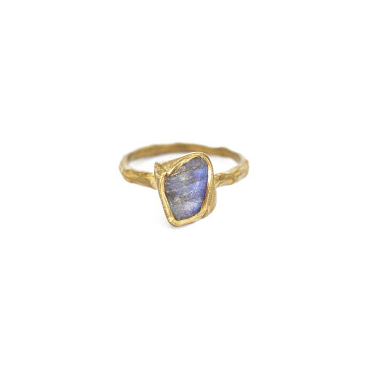 Emilie Shapiro Jewelry - Wholesale Single Stone/Solitaire Ring - Guardian Ring - Labradorite3