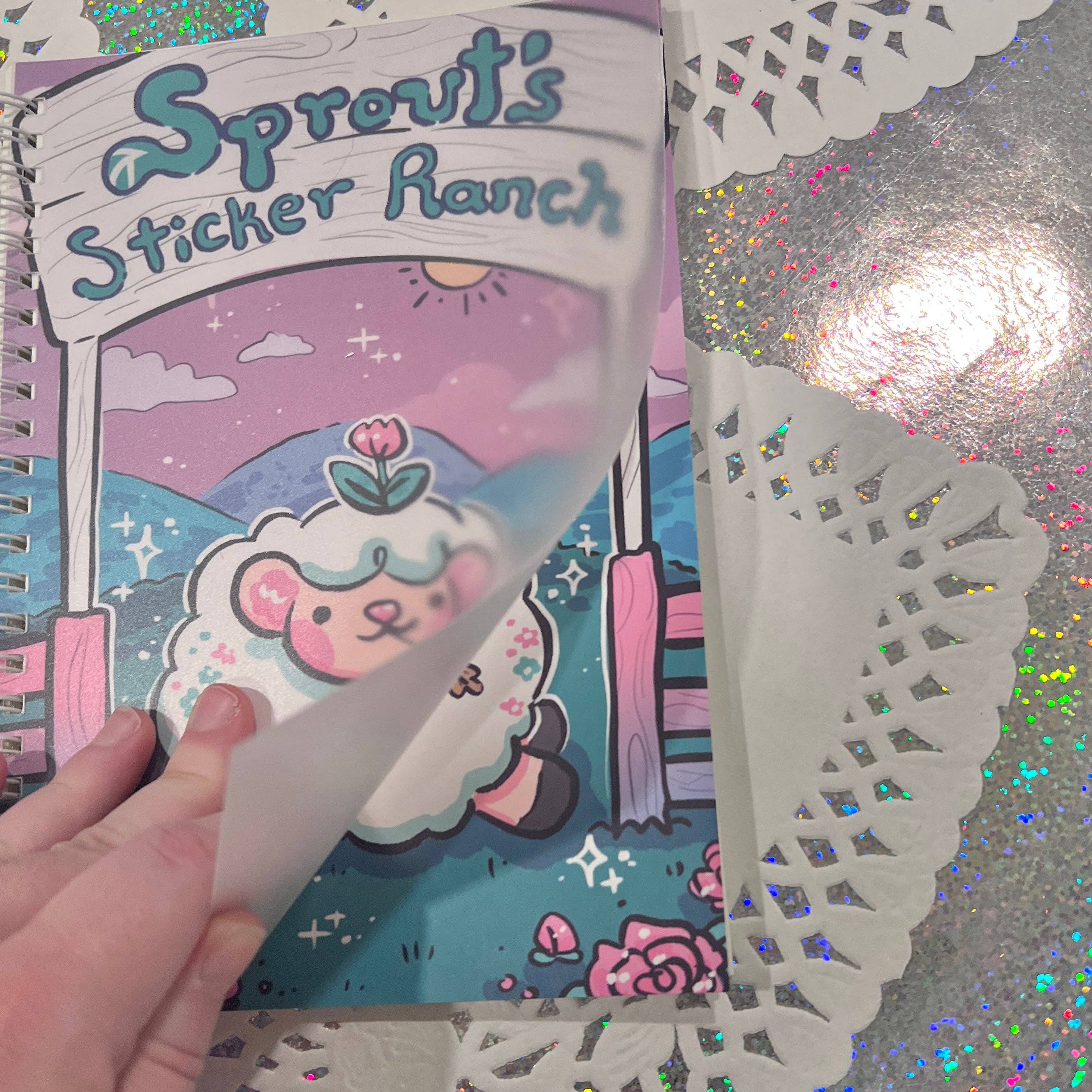 Woolblossom - Wholesale Sticker - Sticker Ranch Sprout ~ Reusable Sticker Book2