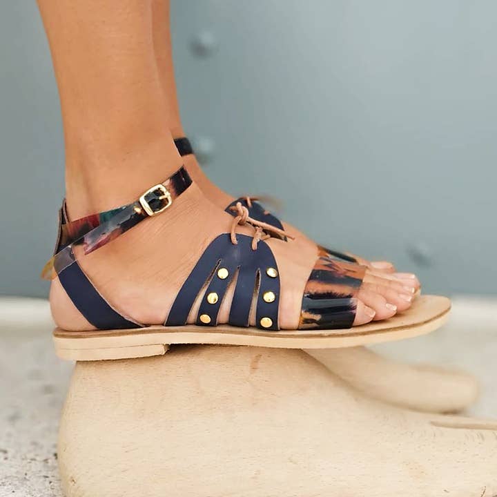 Handmade Leather Sandal : Okeanos for wholesale by Marbe Sandals