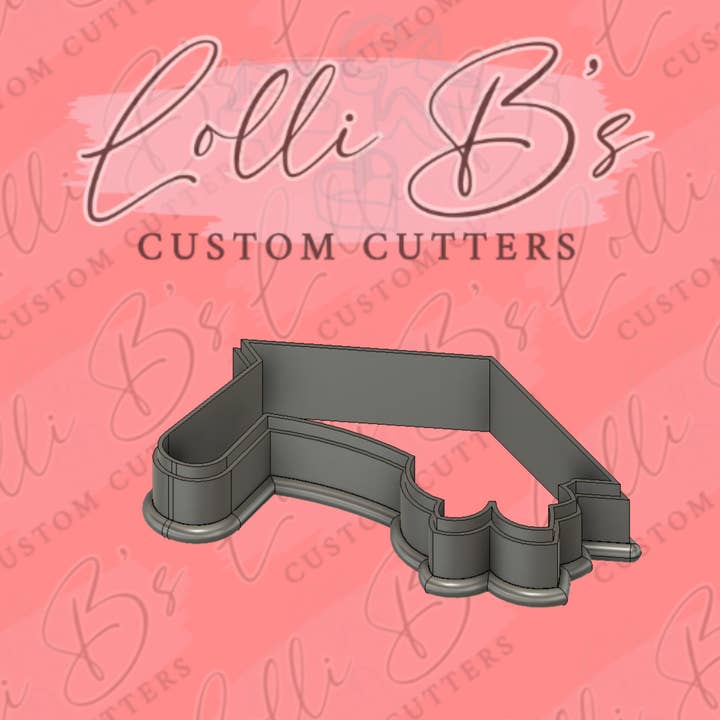 Lolli B Custom Cutters - Wholesale Cookie Cutter - Graduation Cap Roses Or Flowers Cookie Cutter