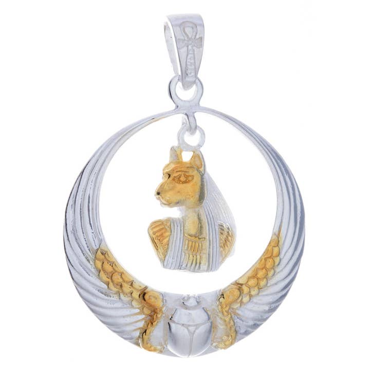 Pendentif Basted en plaqué or pour la vente par Kheops BLJ Jewelry