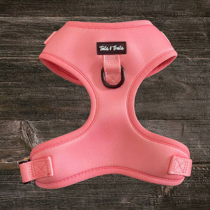 Salmon Pink Pull Over Trail Harness for wholesale by Tails and Trails