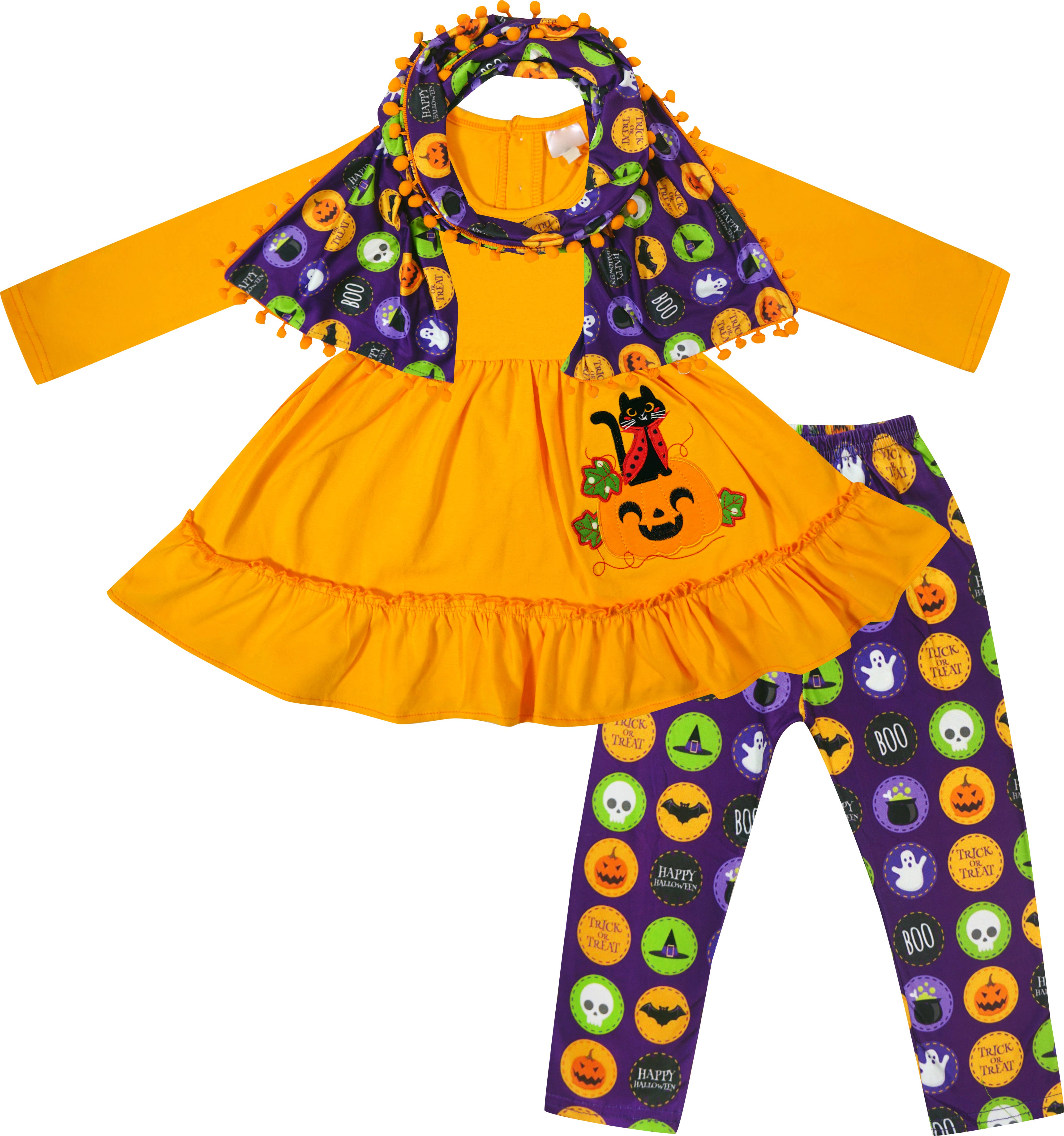Angeline Kids - Venta al por mayor Conjunto de camiseta y pantalón - Niños - LIQUIDACIÓN 50 piezas Conjuntos y Camisetas de Otoño Halloween Más Vendidos6