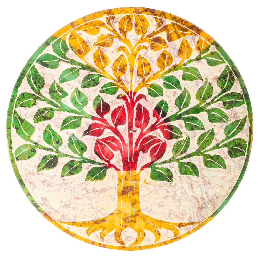 Benjamin International - Wholesale Incense Holder - 4" TREE OF LIFE NATURAL INCENSE BURNER0