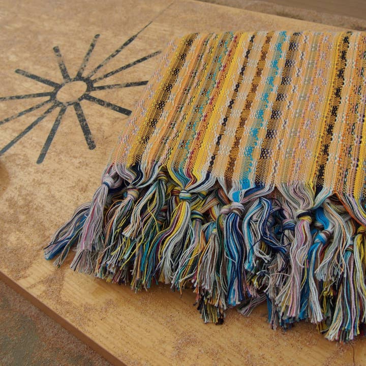 Yellow Orange Beach Bath Towel - Turkish Cotton Colorful for wholesale by Citizens Of The Beach