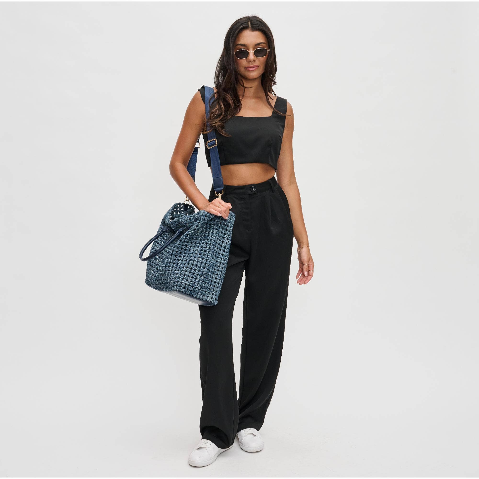 Sol and Selene - Vendita all'ingrosso Borsa tote - Donna - Borsa Grande Intrecciata a Mano Solstice18