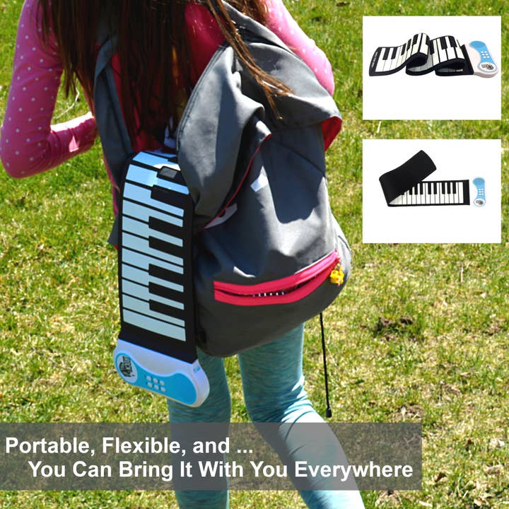 MukikiM Toys & Games - Wholesale Musical Toy - Kids & Baby - Classic Piano - 49 Standard Keys Electronic Silicone Pad