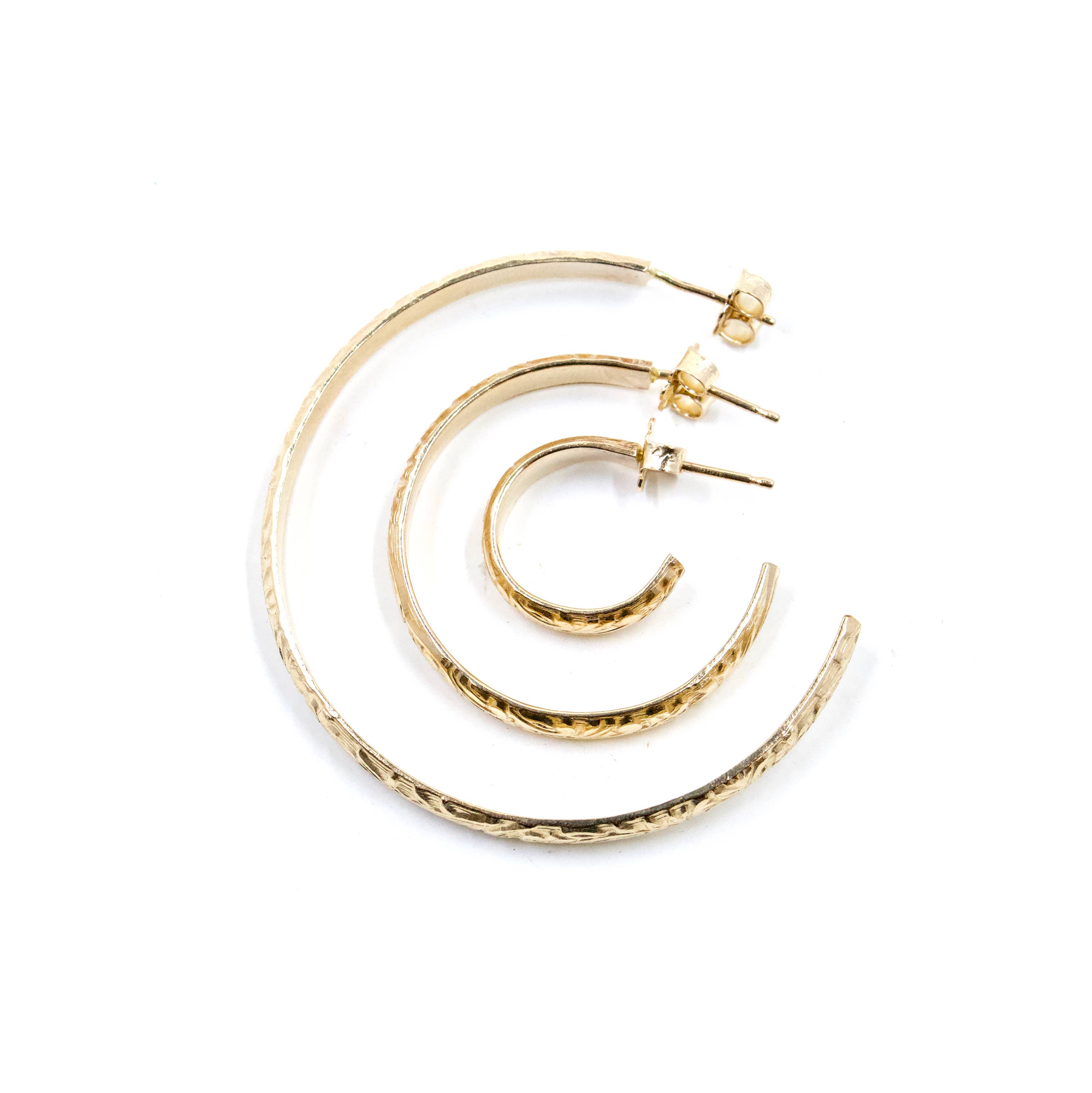 Bent by Courtney - Wholesale Hoop Earrings - Flora Hoops4