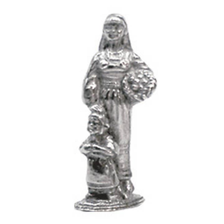 Timeline Gifts Ltd - Wholesale Decorative figurine - Individual Pewter Figure - Viking Woman & Child