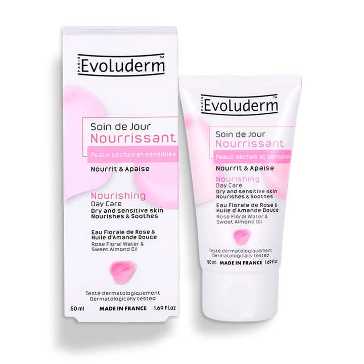 Nourishing Day Care for Dry and Sensitive Skin for wholesale by Evoluderm