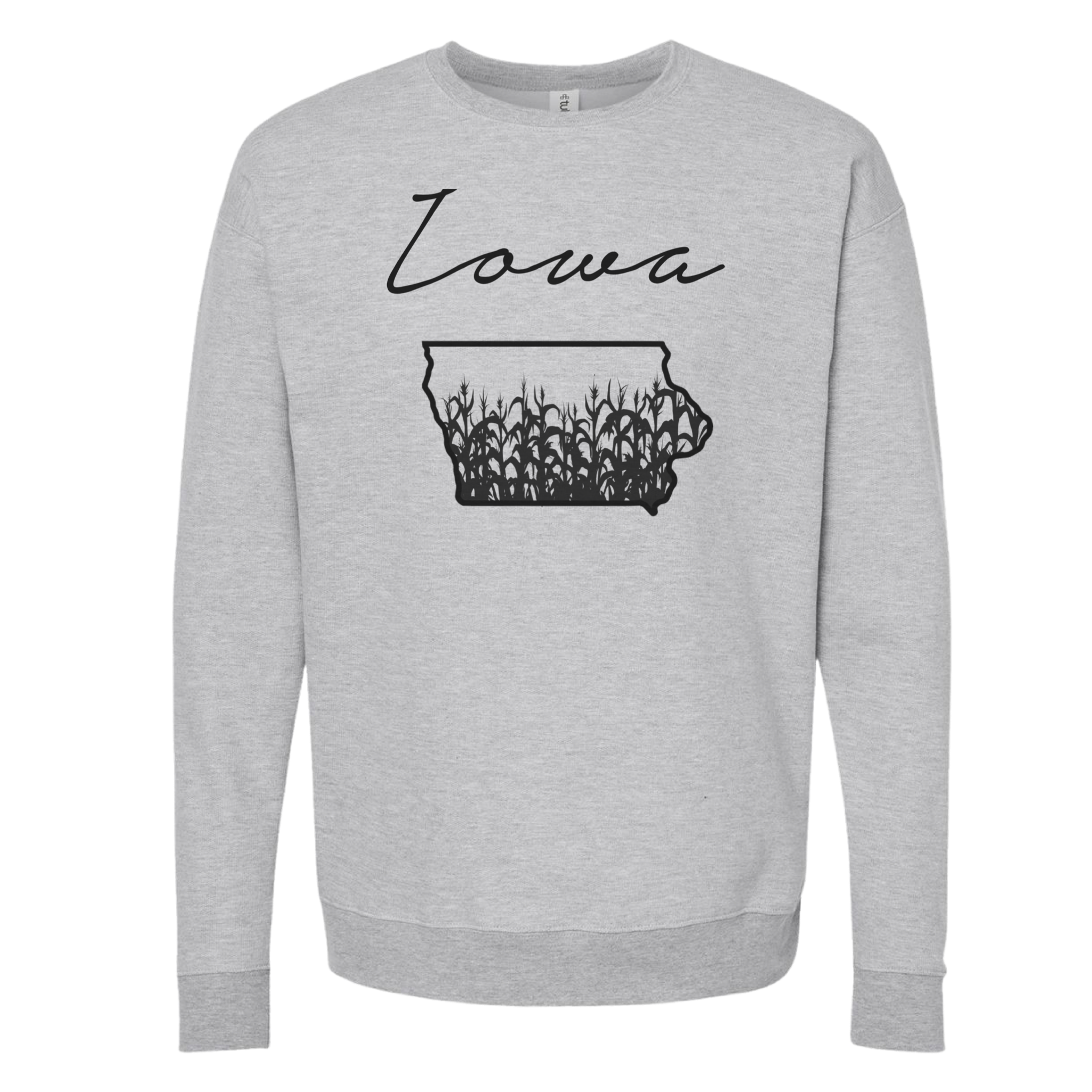 dkhandmade - Wholesale Graphic Sweatshirt - Women's - IOWA CURSIVE Sweatshirts and Hoodies 0