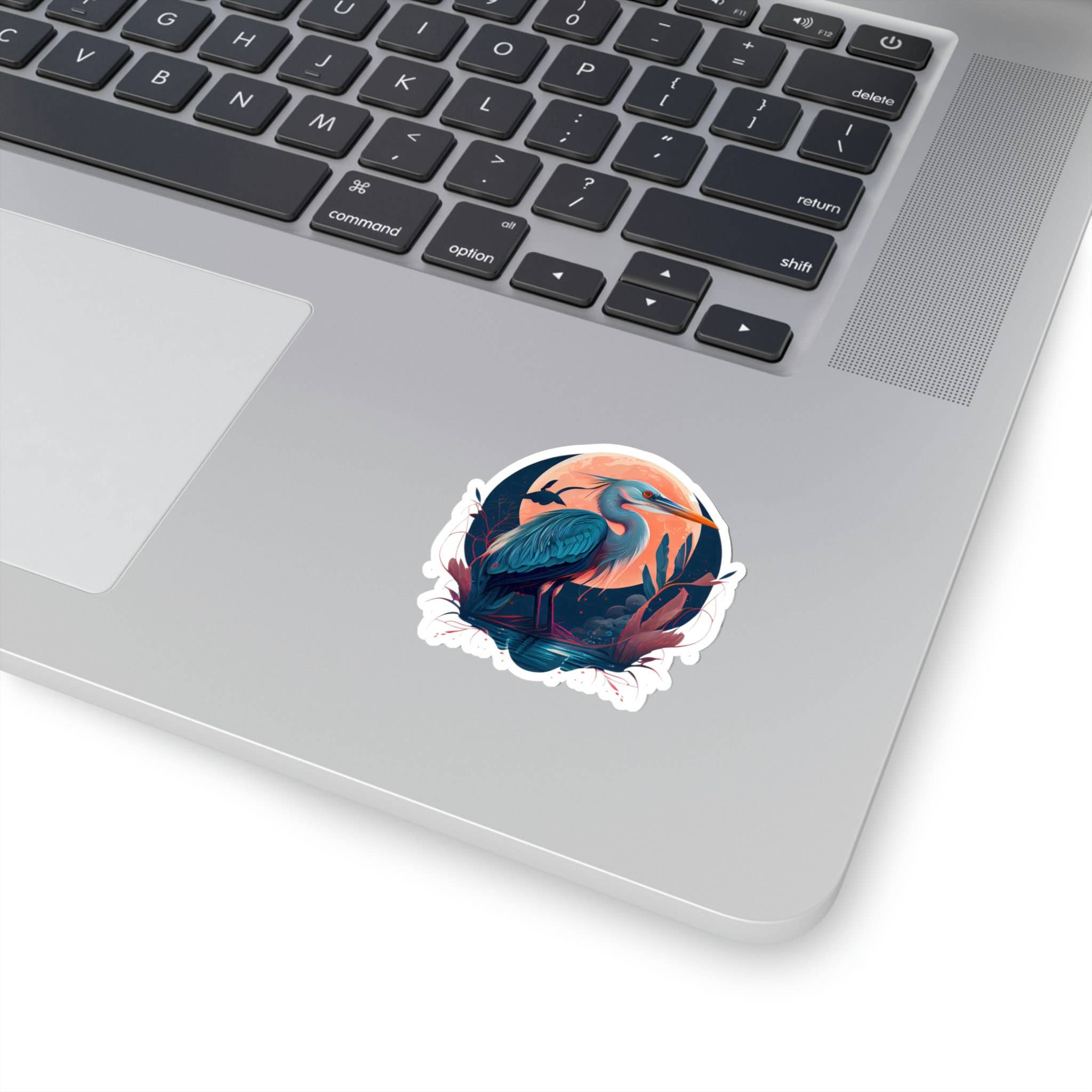 Smartstead Homestead - Wholesale Sticker - Waterproof Vinyl Sticker - Abstract Heron Silhouette Sunset4